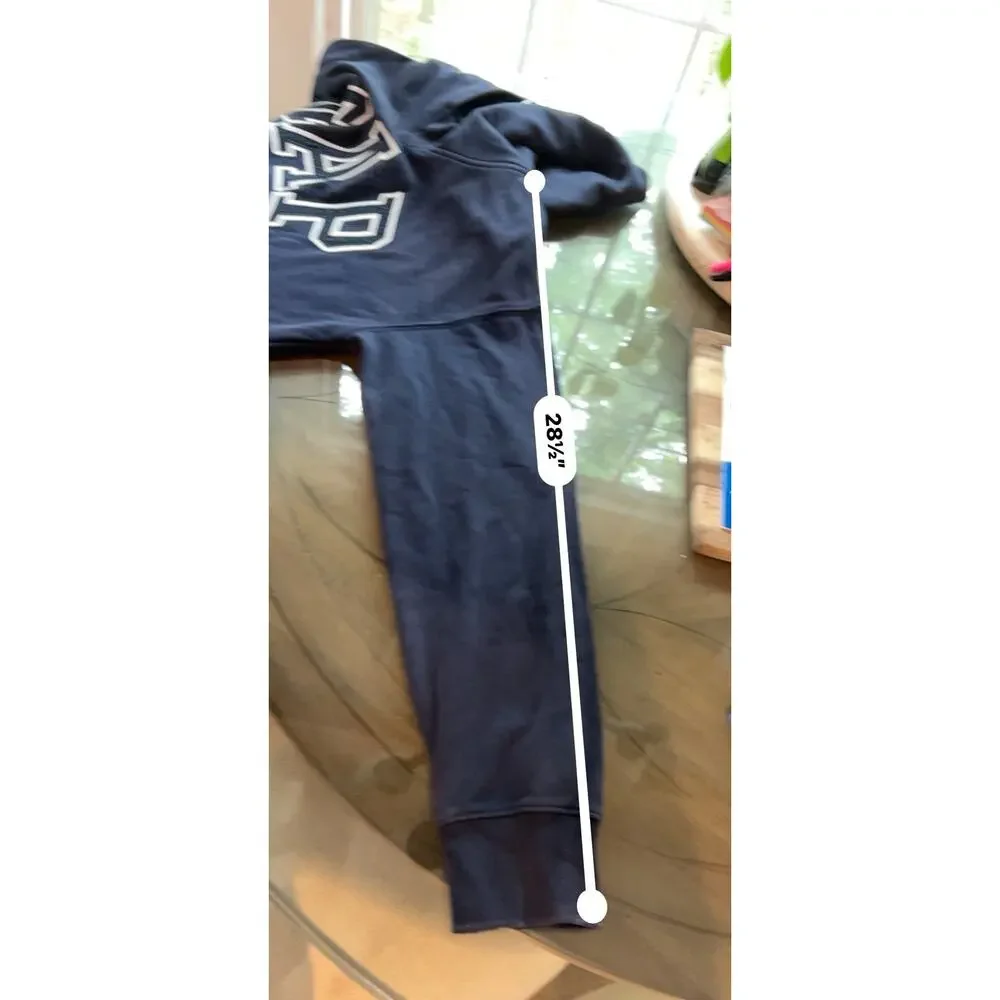GAP Teen Navy Sweatshirt 18/20 Unisex Spell Out Logo Crewneck Pullover Y2K GUC